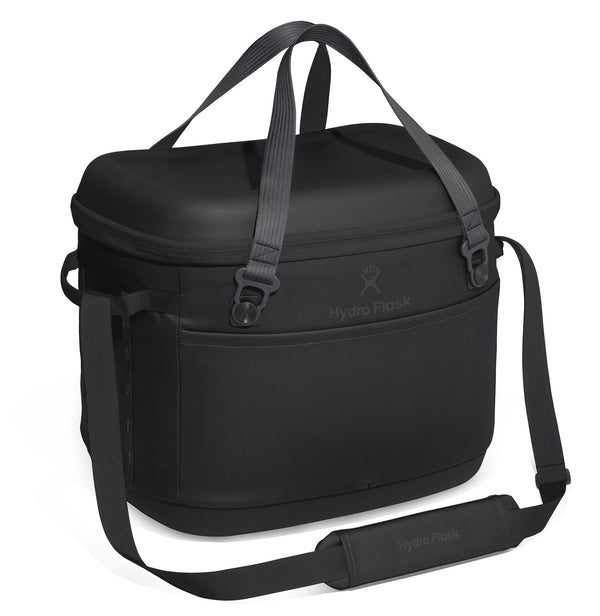 Carryout Compact Insulated Soft Cooler with Shoulder Strap, Black, 30 L D3719