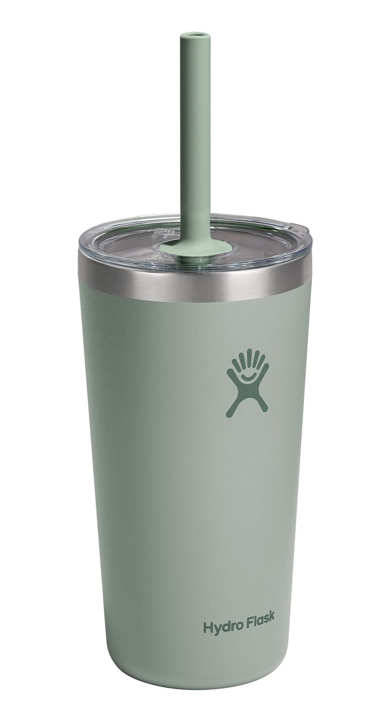 Stainless Steel Insulated All Around Tumbler with Clear Press-In Straw Lid, Agave, 20-oz D1477
