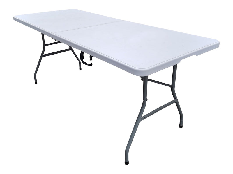 6-in White Folding Table with Easy Open/Close X2417