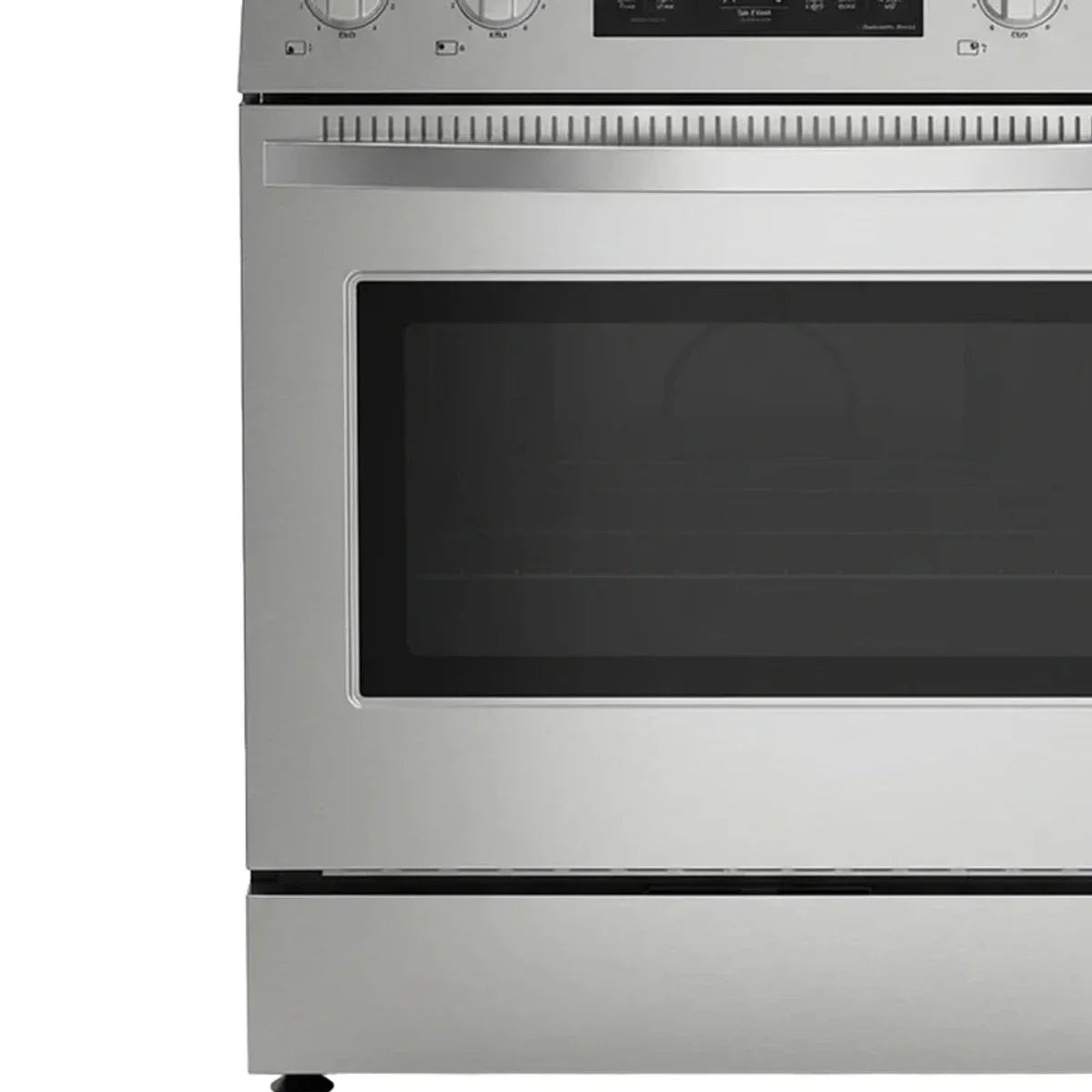 30 in. 5 cu ft. Stainless Steel Front Control Electric Range with Air Fry and True Convection