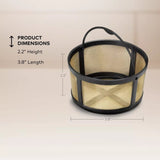 K-Duo Gold Tone Reusable Mesh Filter