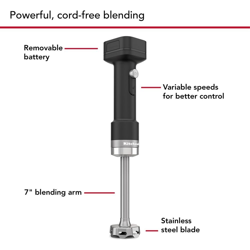 Go Cordless Hand Blender, Battery Included