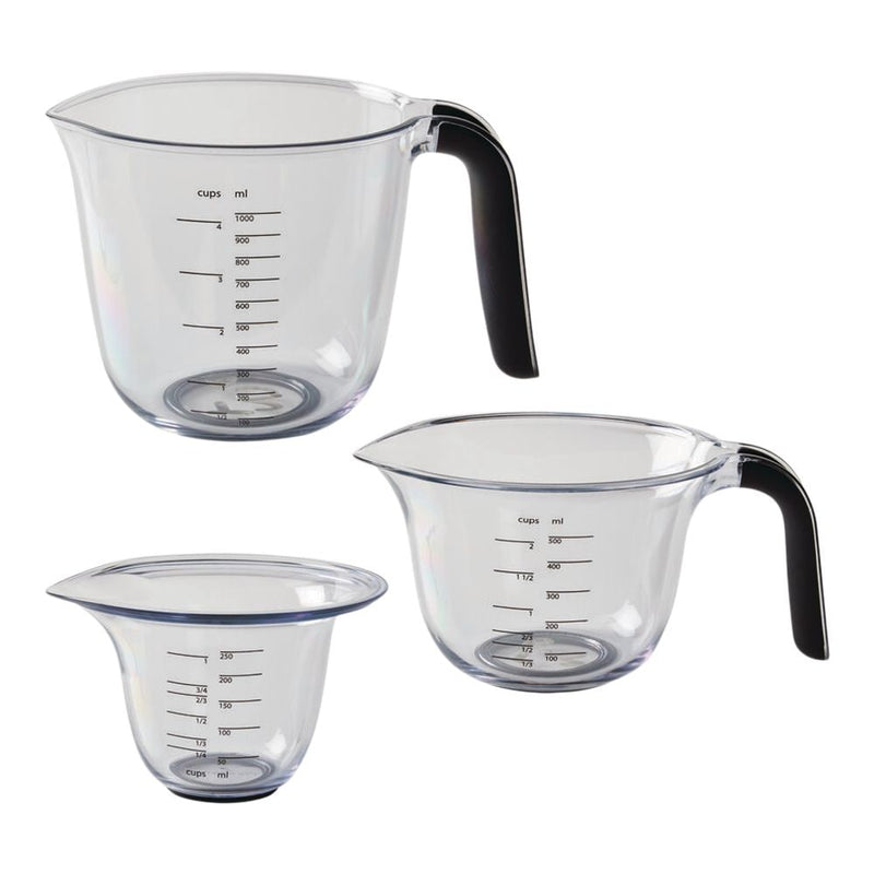 Plastic Measuring Cup Set, 3-pc Q1765