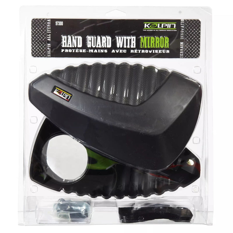 Universal ATV Hand Guard with Rearview Mirror F4870