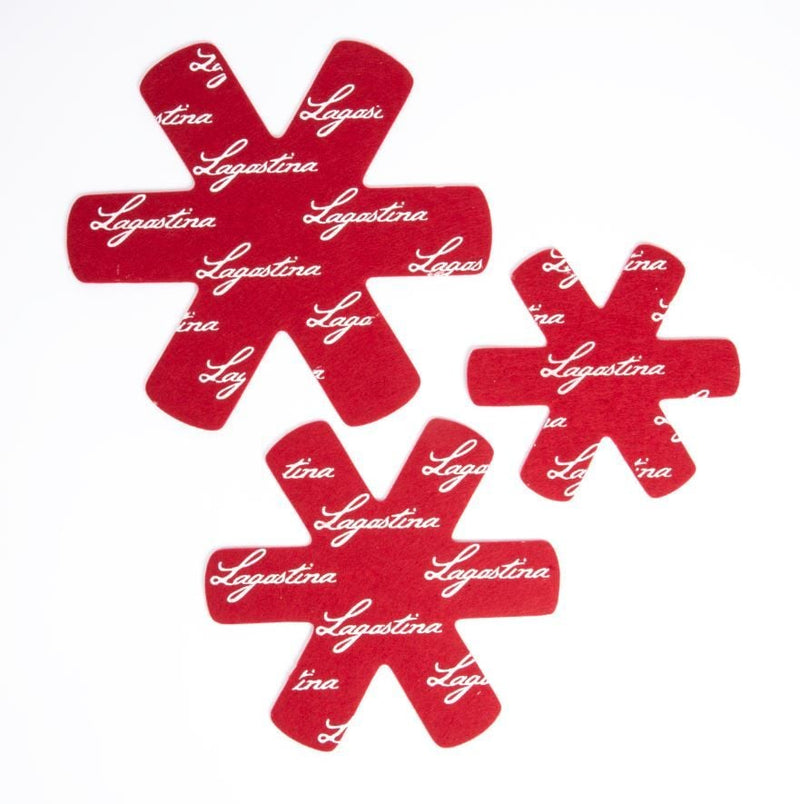 Cookware Protectors for Pots and Pans, 5-pc, Red K3169
