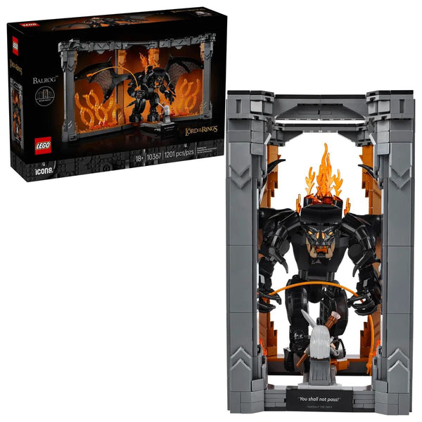 Icons The Lord of the Rings: Balrog Book Nook - 10367, 1201-pcs, Ages 18+ S7214