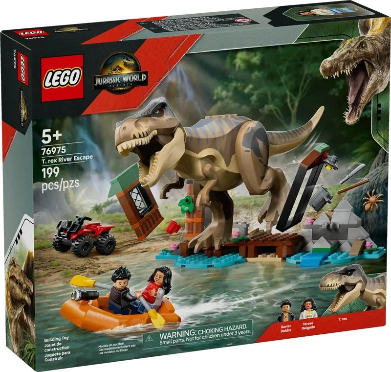 T.Rex River Escape - 76975, 199-pcs, Ages 5+ C3768