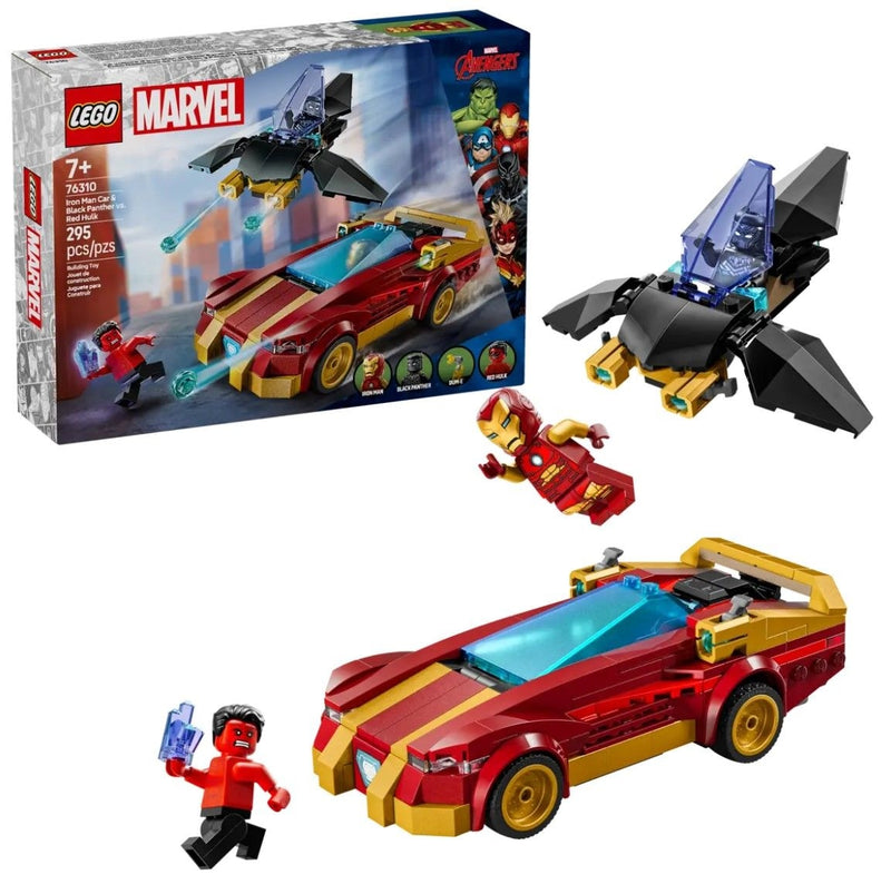 Iron Man & Black Panther vs. Red Hulk - 76310, 295-pcs, Ages 7+ C7670