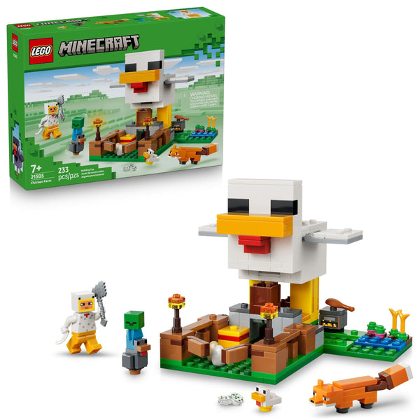 Chicken Farm Toy Building Set - 21585, 233-pcs, Ages 7+ G1413
