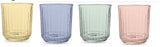 Panello Mixed Colour Rocks Glass Set, 4-pk