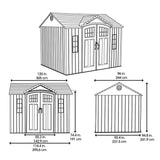 10 Ft. x 8 Ft. Outdoor Storage Shed