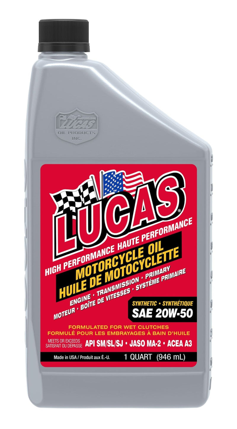 Oil High Performance Synthetic Motorcycle Oil SAE, 946-mL R114