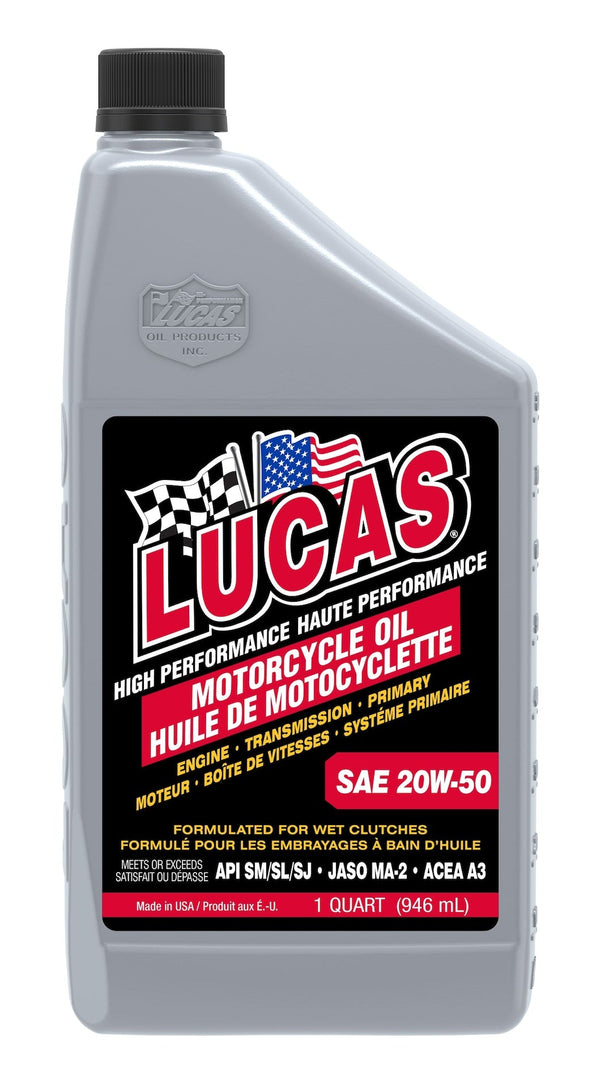 SAE 20W-50 High Performance Motorcycle Oil, 946-mL M633