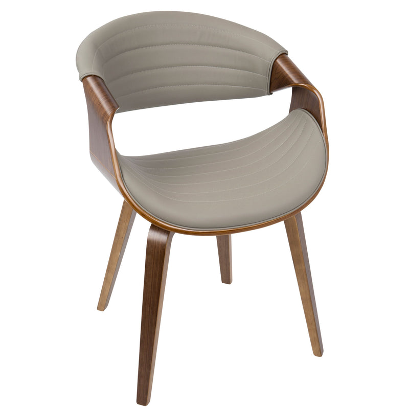 Symphony Faux Leather Dining/ Accent Chair, Grey G2527