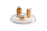 Lazy Susan Turntable Organizer For Kitchen Cupboard/Cabinet, White, 10-in