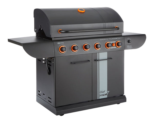 Grill Turismo 680 7-Burner Convertible LP Gas BBQ U3351