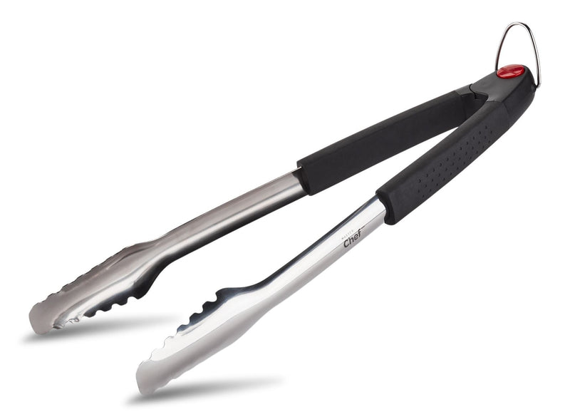 Stainless Steel BBQ Grill Tong with Hook U8565