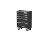 5-Drawer Tool Storage Cabinet, Black, 24-in