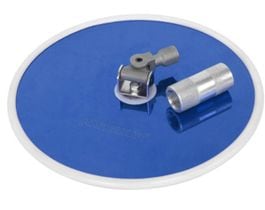 Aluminum Radial Drywall Sander with Pole Adapter, Fits 9-in Hook & Loop Discs U2016