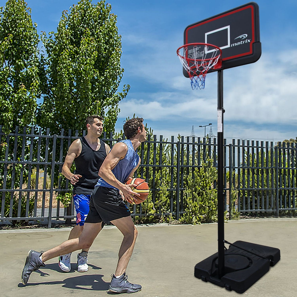Classical Portable Adjustable Basketball System, 44-in