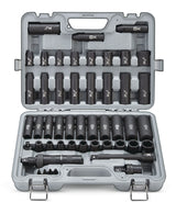 1/2-in Drive Professional Grade Impact Socket Set, 48-pc, CRMO