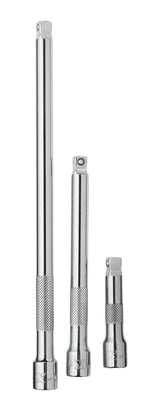 3 Piece 3/8" Drive Wobble Extension Bar Set