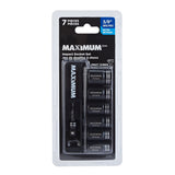 Impact Driver Socket Set, Metric, 7-pc