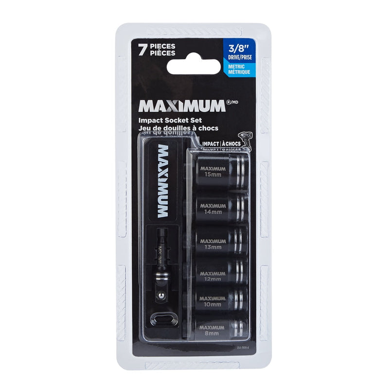 Impact Driver Socket Set, Metric, 7-pc O9727