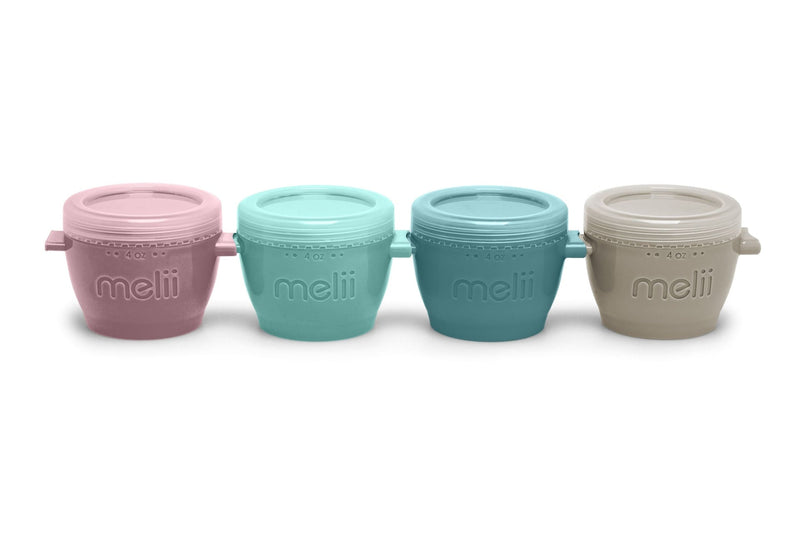 Snap & Go Food Storage Containers, 4-oz Pods, Multi-Colour, 4-pk F5237