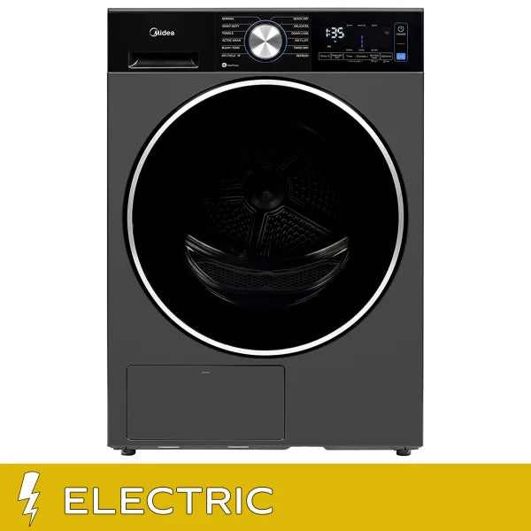 4.4 cu. ft. Graphite Steel Electric Ventless Dryer with Heat Pump and Stacking Kit L2536