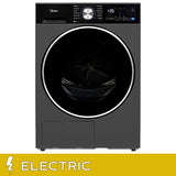 4.4 cu. ft. Graphite Steel Electric Ventless Dryer with Heat Pump and Stacking Kit