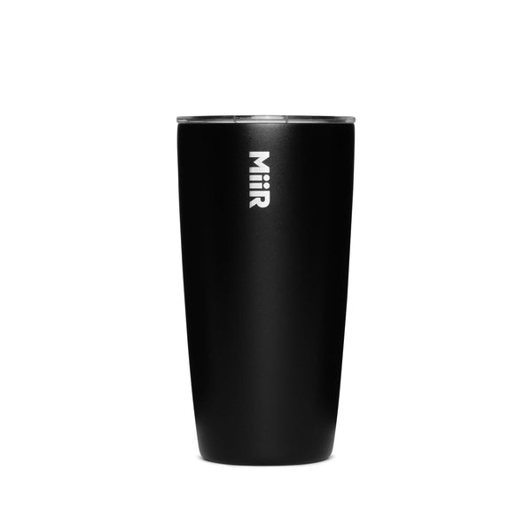 Insulated Stainless Steel Travel Tumbler with Press-Fit Slide Lid, Black, 16-oz X1283