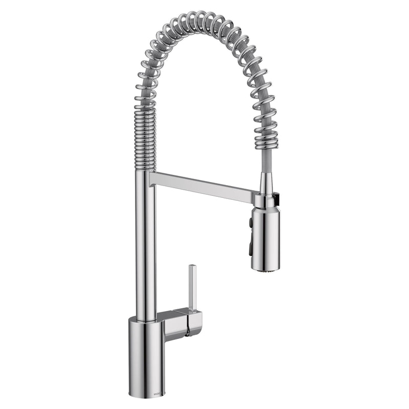 Align Single Handle High Arc Pull Down Sprayer Kitchen Faucet, Chrome E9256
