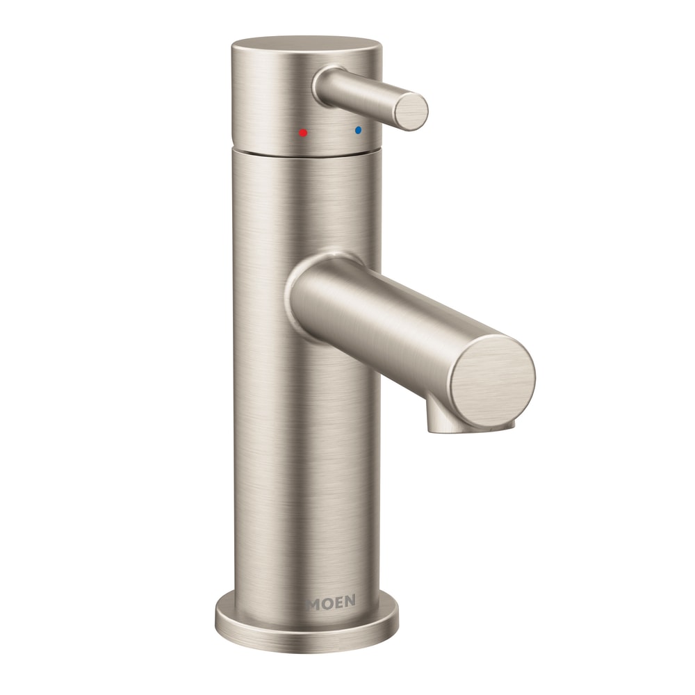 Align Single Handle High Arc Single Hole Bathroom Sink Faucet, Brushed Nickel