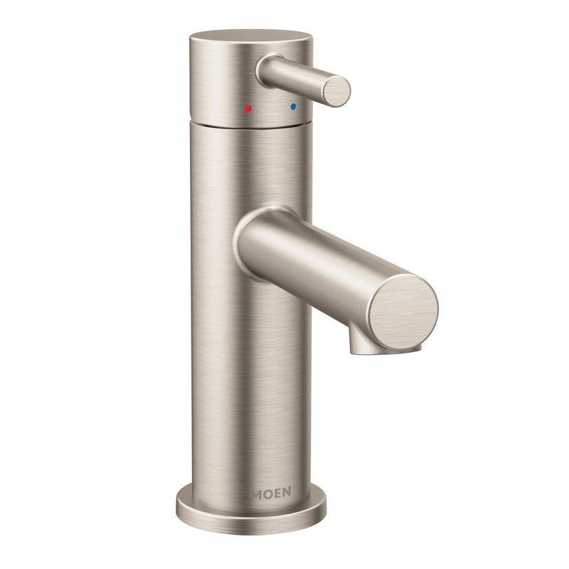 Align Single Handle High Arc Single Hole Bathroom Sink Faucet, Brushed Nickel I3139