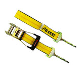 10,000-lb Commercial Ratchet Tie Down Straps, with Snap Hook, 2-in x 8-ft