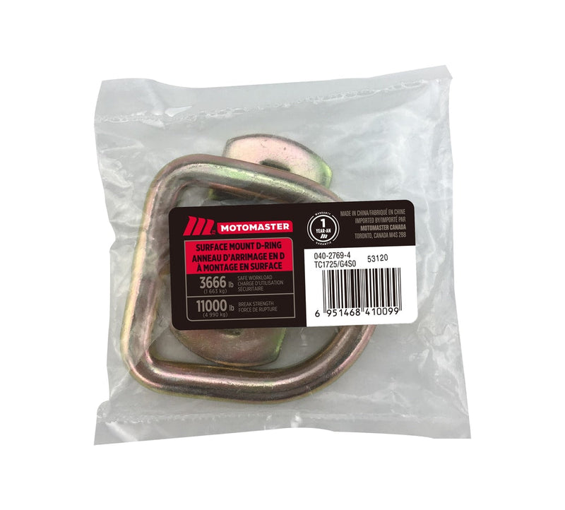 11,000-lb Medium Duty D-Ring, Surface Mountable F7534