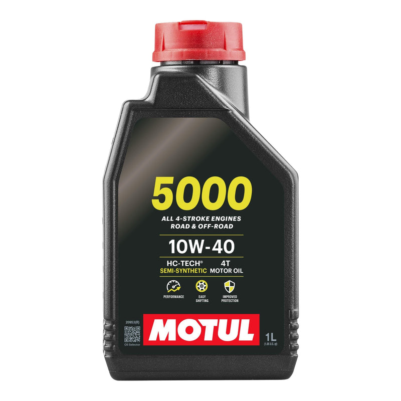 5000 4-Stroke Semi-Synthetic 10W40 Motor Oil, 1-L W90