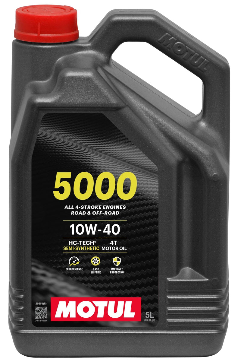 5000 4-Stroke Semi-Synthetic 10W40 Motor Oil, 5-L X2592