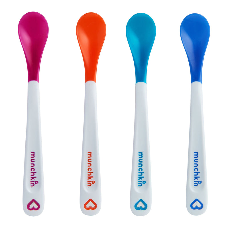 White Hot Safety Baby Spoons, 4-pk P6141