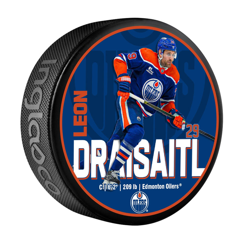 Leon Draisaitl Hockey Puck, 6-oz R5233