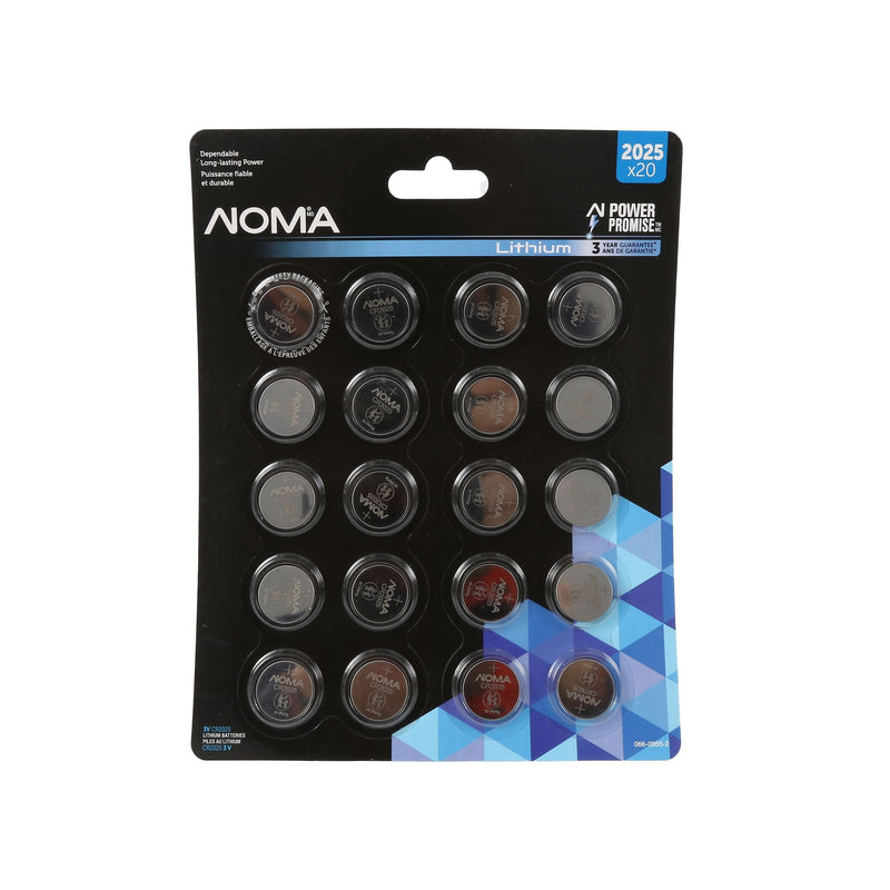 CR2025 Button Cell Batteries, 20-pk W4072