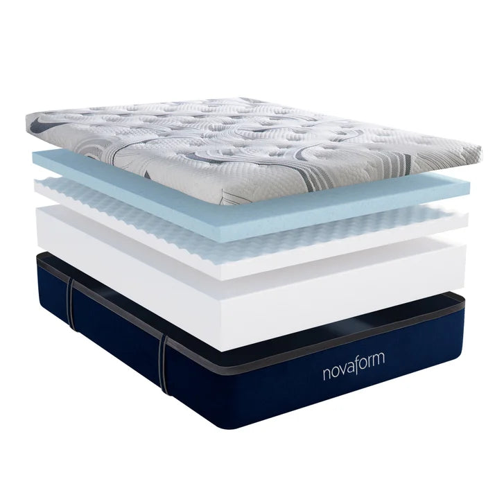ComfortGrande Plus Advanced 35.5 cm (14 in.) Gel Memory Foam King Mattress