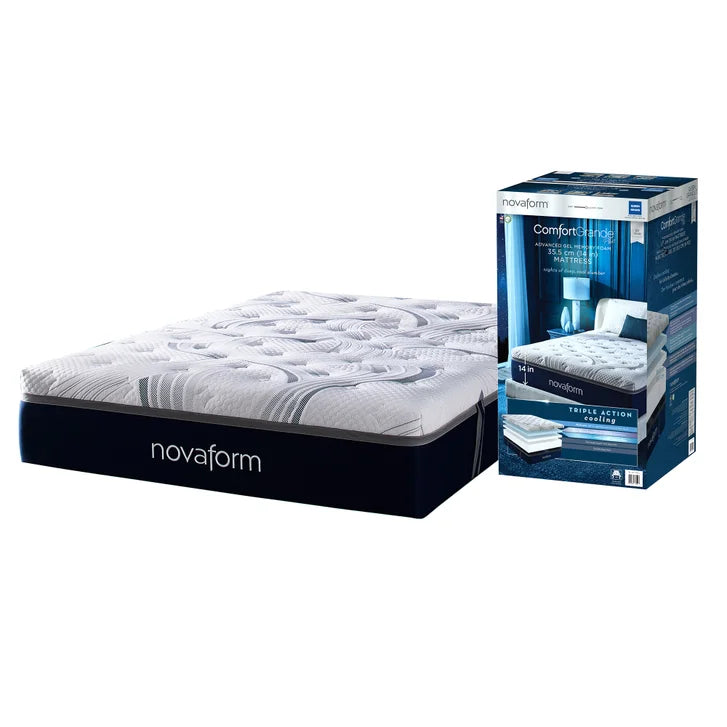 ComfortGrande Plus Advanced 35.5 cm (14 in.) Gel Memory Foam King Mattress
