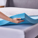 ComfortLuxe Plus Gel Memory Foam 3-inch Mattress Topper
