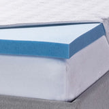 ComfortLuxe Plus Gel Memory Foam 3-inch Mattress Topper