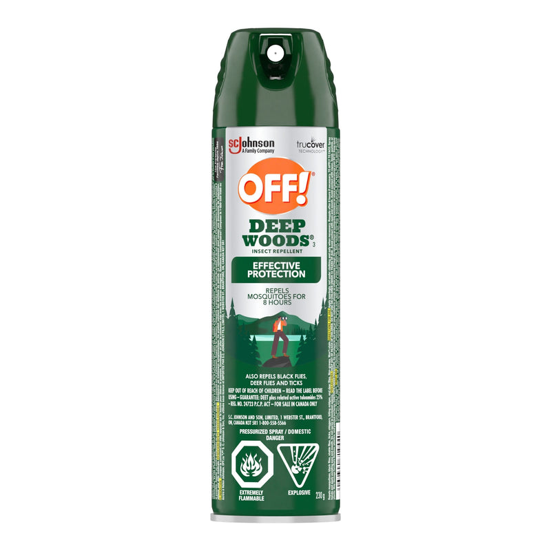 Deep Woods 8-Hour 25% DEET Bug Spray, 230-g G3477