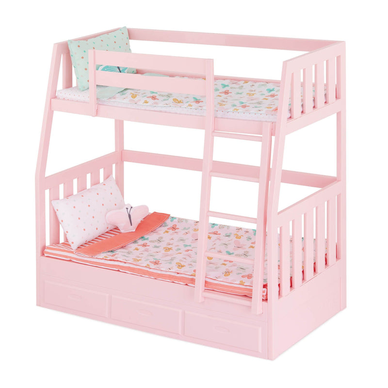 Toy Bunk Bed Playset with Accessories for Ages 3+ B3648