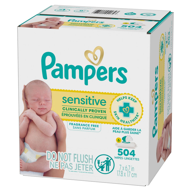 Unscented Sensitive Skin Baby Wipes, 504-pcs, 6-pk M2641