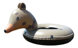 Inflatable Bear River/Lake Tube, 1-Person, Brown